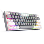 Teclado Mecánico RGB Dual Keycap Con Cable