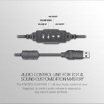 Auriculares Gaming Alámbricos con Micrófono y LED