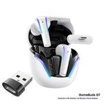 Auriculares Inalámbricos Gaming Baja Latencia Luz LED