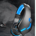 Auriculares Gaming J10 3.5mm con Micrófono y Luces LED