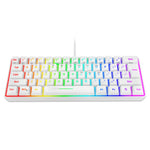 Teclado Gaming Membrana 61 Teclas con Iluminación RGB