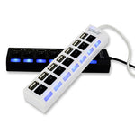 Hub USB 7 Puertos Splitter para Switch y PC