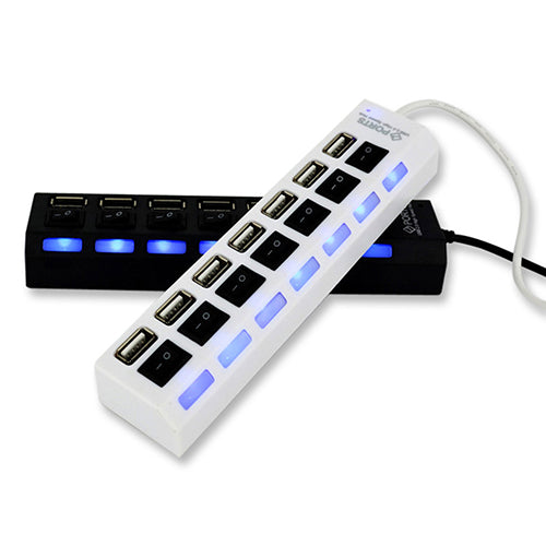 Hub USB 7 Puertos Splitter para Switch y PC