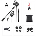 Auriculares Gaming In-Ear Con Micrófono y Subwoofer