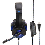 Auriculares Gaming 7.1 con Cable y Luz LED