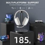 Auricular Gaming Bluetooth 2.4G Triple Modo con Micrófono