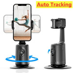 STABILISIERENDE KAMERA, 360 Auto Face Tracking Gimbal AI Smart Gimbal Gesichtsverfolgung Auto Handyhalterung für Smartphone Video Vlog Live Stabilisator Stativ