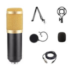 Micrófono BM800 USB con Tarjeta de Sonido para Streaming y Grabación