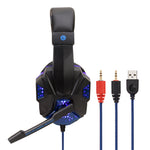 Auriculares Gaming 7.1 con Cable y Luz LED