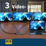 Hub USB-C con Ethernet Gigabit y Docking Station